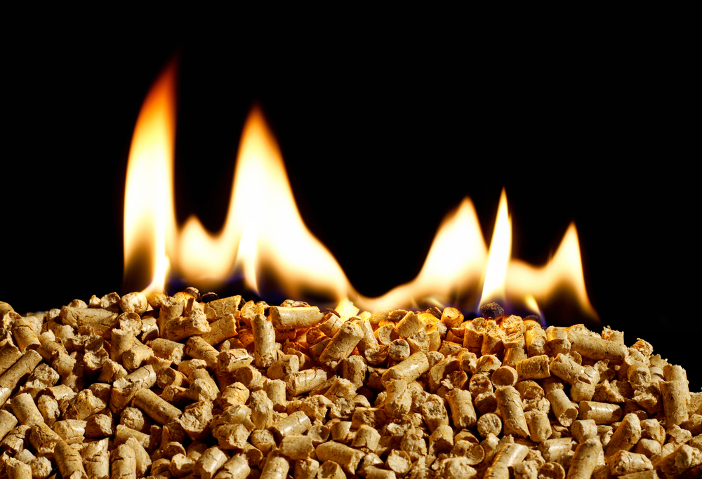 Burning,Wood,Chip,Pellets,A,Renewable,Source,Of,Energy,Becoming